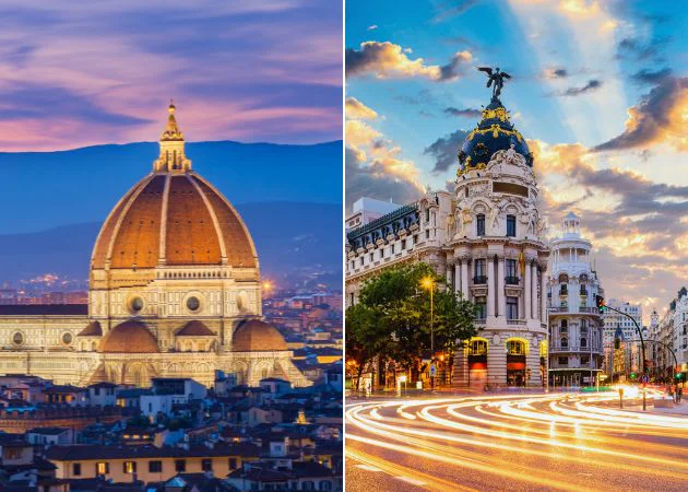 Florencia, Italia + Madrid, España